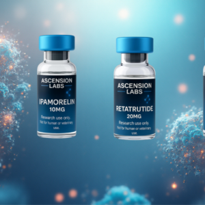 Metabolic Research Stack vials – endocrine and glycemic research panel by Ascension Labs USA (RUO).